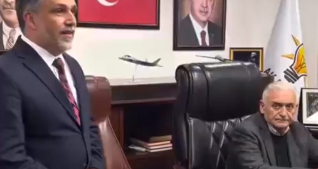 AKP’li Başkan Binali Yıldırım’ı Övgü Yağmuruna Tuttu, Bakışları İlgileri Üzerine Çekti