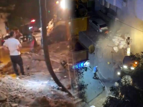Iski calismasinda su borusu patladi 4 mahalle susuz kaldi gvVgb7e7