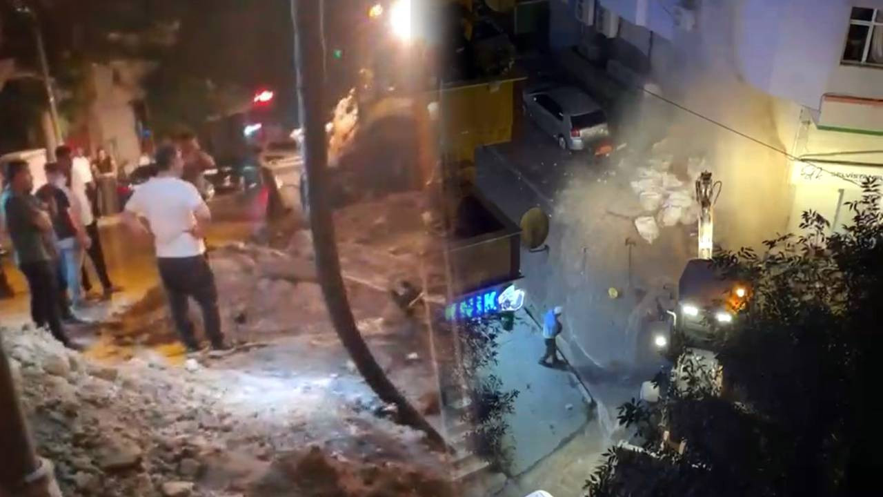 Iski calismasinda su borusu patladi 4 mahalle susuz kaldi gvVgb7e7